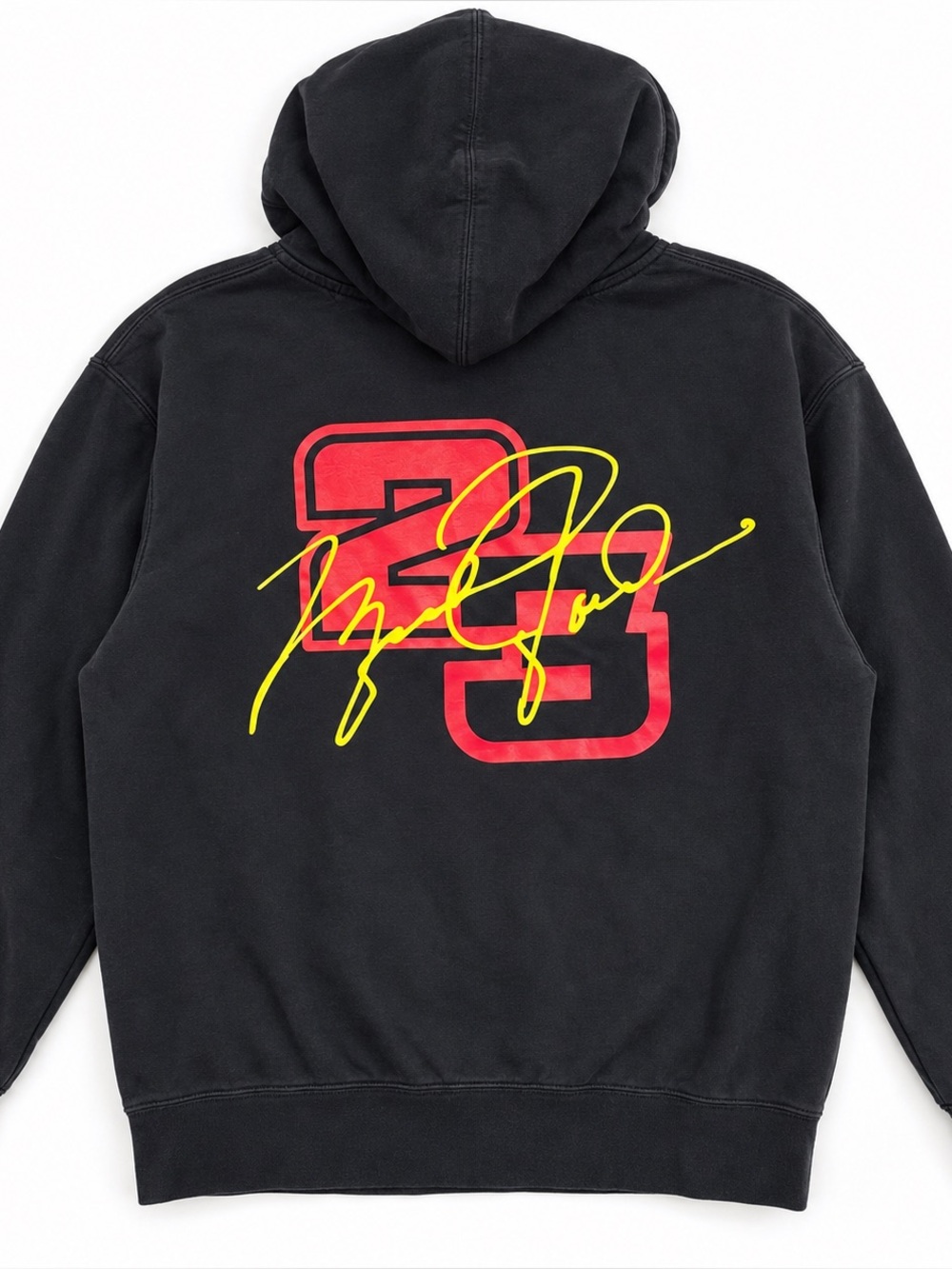 Jordan 23 Racing Checkerboard Jumpman Hoodie Black Men's Small